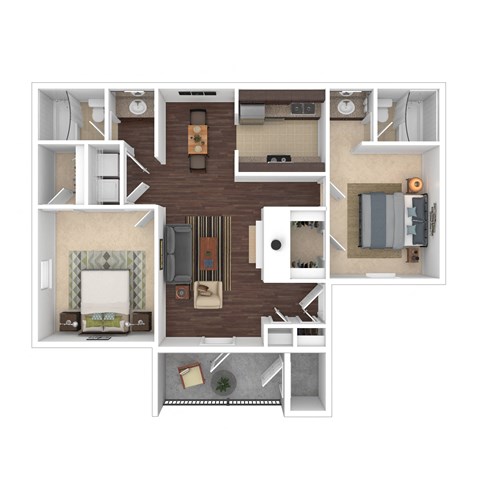 B1 Floor Plan at Henley, North Carolina, 28311